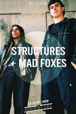 ROCKSTORE - CONCERT - STRUCTURES + MAD FOXES - Jeudi 31/10/2024  19h30