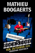 ROCKSTORE - CONCERT - MATHIEU BOOGAERTS + DIMON SOLO - Vendredi 28/02/2025  19h30