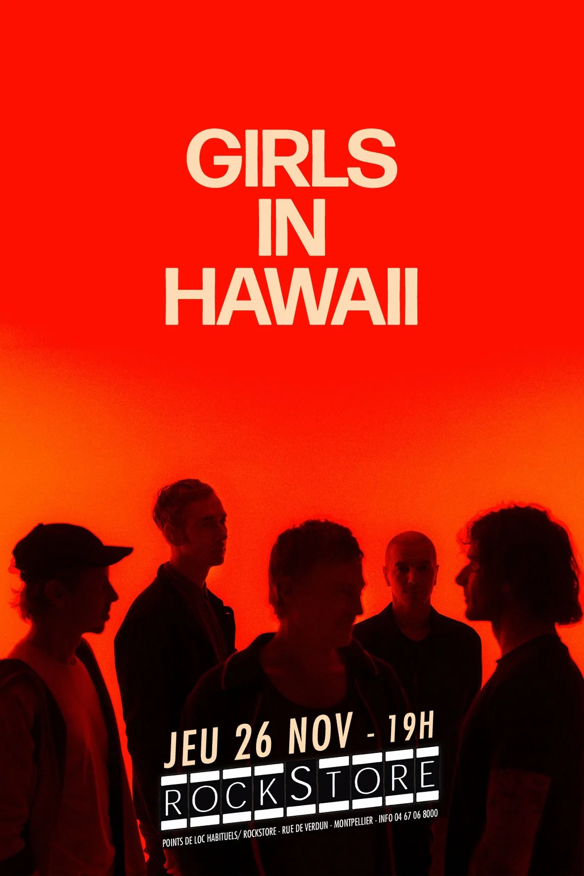 Girls in Hawaii en concert au Rockstore le Jeu 26 nov