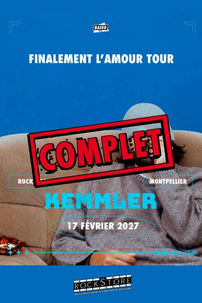 Concert Kemmler - Rockstore Montpellier 17 fevrier 2027
