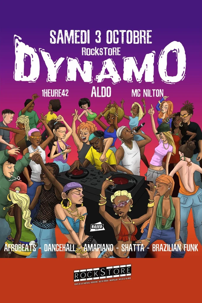 Soirée Clubbing Dynamo - Rockstore Montpellier 03 octobre 2026