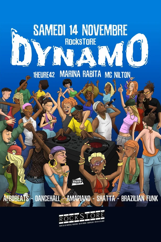 Soirée Clubbing Dynamo - Rockstore Montpellier 14 novembre 2026